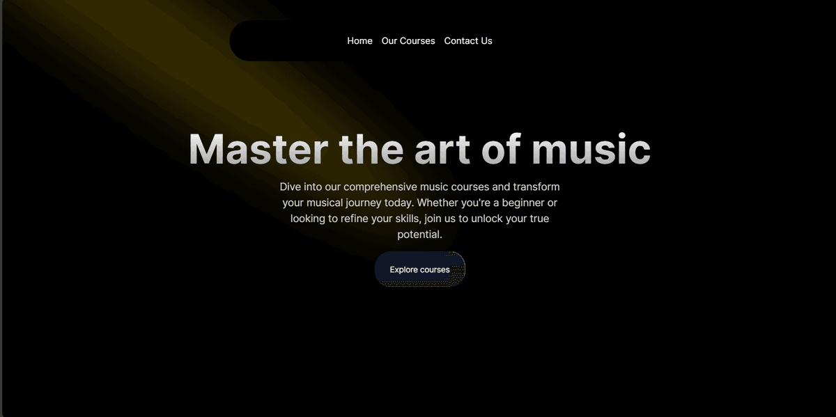Static Music App